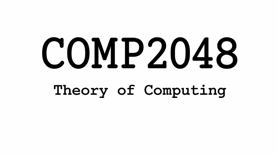 Theory of Computing at The University of Queensland